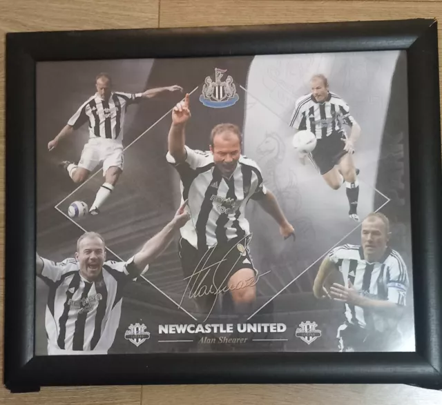 Newcastle United Legend Alan Shearer Signed.