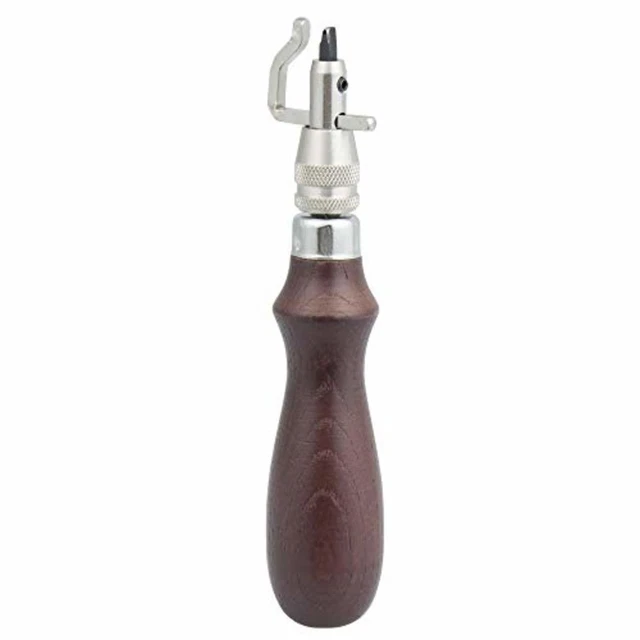 Seiwa SEIWA 4 en 1 Cuero Artesanal Profesional Costura Groover Set SWA28929 F/S