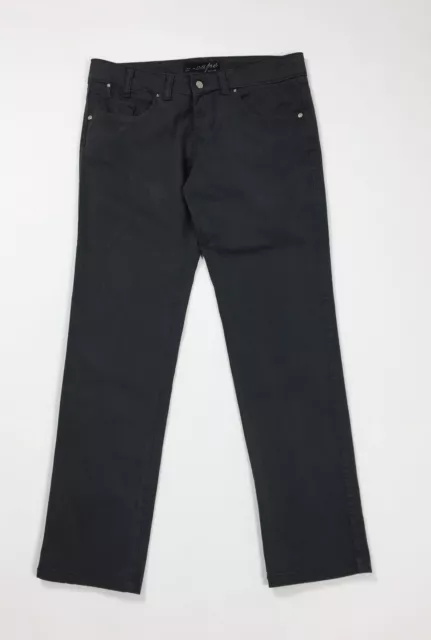 Xcape jeans pantalone donna usato slim stretch skinny W28 tg 42 grigio T4428