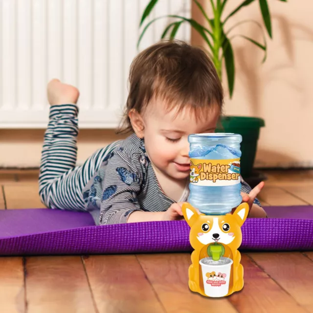 Mini-Wasserspender für Kinder, rosa Trinkwasserbrunnen, Lernspielzeug 3