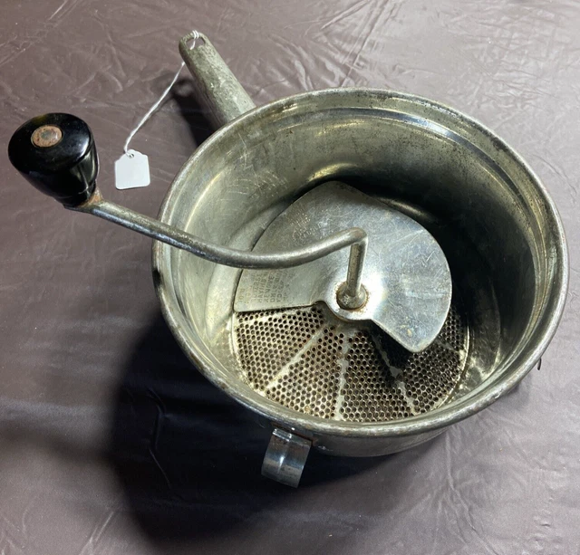 De Colección Acero Inoxidable Foley Foley Foley Molino #101 Colador Masher