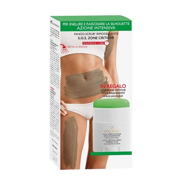 Collistar Fango Scrub Rimodellante Sos Zone Critiche + Stick Rassodante Omaggio