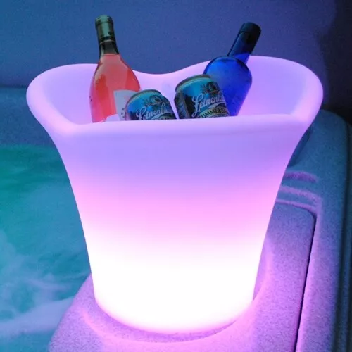 The Napa Ice Bucket Led Light w/Remote. Rechargeable