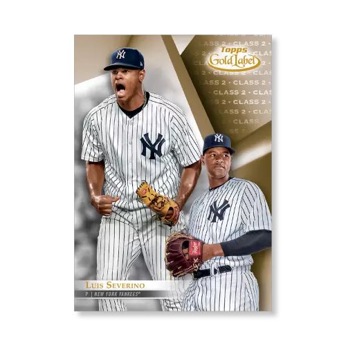 Luis Severino #72 Yankees Klasse 2 Version # Ed / 10 Made 2018 Topps Gold Label