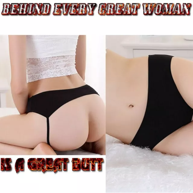 WOMENS NAUGHTY OPEN Butt Panties Kinky Backless Lingerie Thong Underwear  6-12 UK £4.79 - PicClick UK