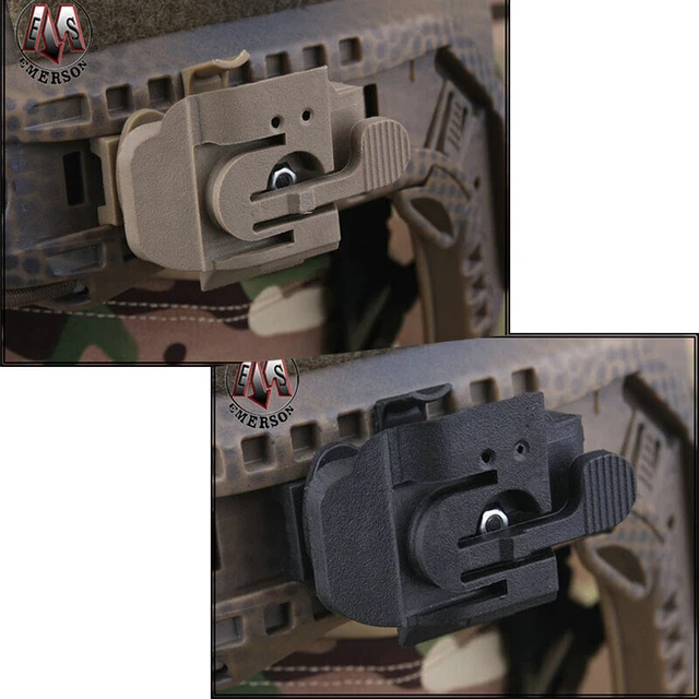 ATAIRSOFT Kit De Montage Rapide Pour Casque - Rail Latéral Avec Cordon Et Vis De Montage