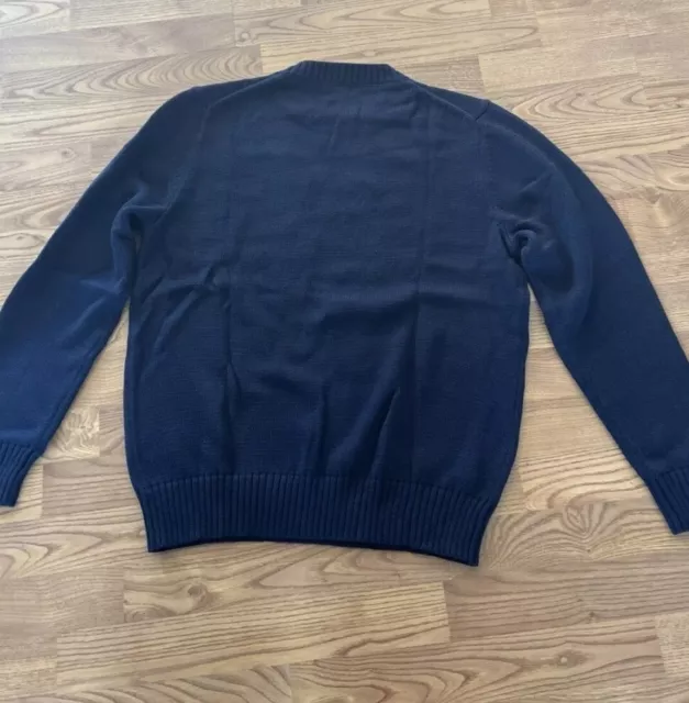 Polo Ralph Lauren Cotton Crewneck USA Flag Sweater - Navy -unisex 3
