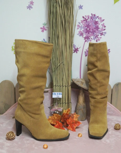 Chaussures occasion femme : Bottes en Daim " Cable " ...  Pointure : 38