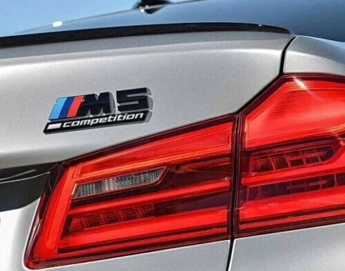 ORIGINAL BMW EMBLEM M5 Competition Schriftzug Zeichen Logo Heckklappe ...