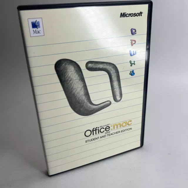 Microsoft Office Mac 2004 Student And Teacher Edition with Product Keys