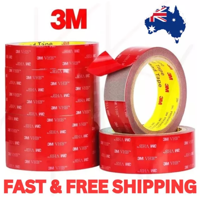 3M VHB Waterproof Double Sided Heavy Duty Mounting Tape for Car, Home and Office