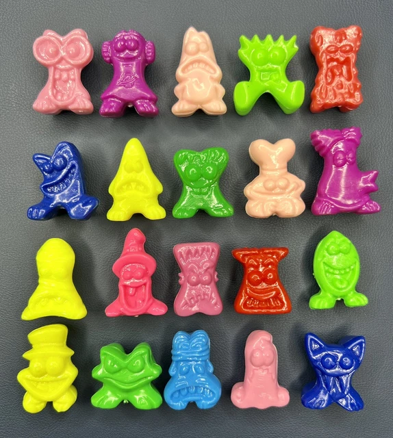 Gogos Crazy Bones COMPLETE Solid SET of CLASSIC MUTANTS 20 total w/ Eggy 0971