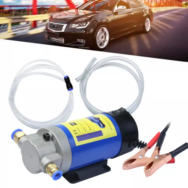 12V 100W Car Motorbike Electric Oil Transfer Extractor Fluid Diesel Pump Siphon