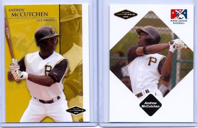 Andrew Mccutchen 2005 Nur Neuling 2 Karte Rookie Card Menge ! Piraten! 2013 MVP