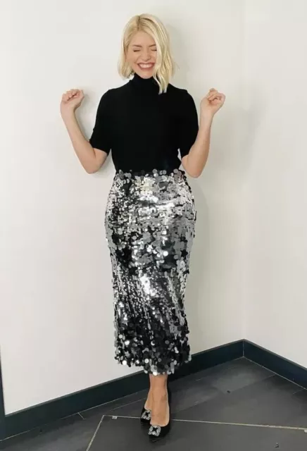 Holly willoughby brown deals leather skirt zara