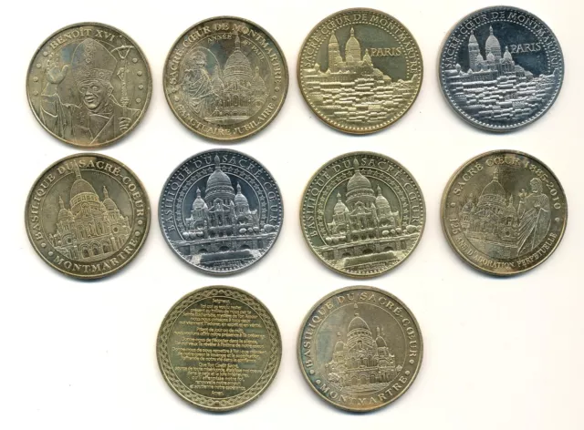 STOP AFFAIRE ! Monnaie de Paris - Lot de 10 médailles touristiques [D11]