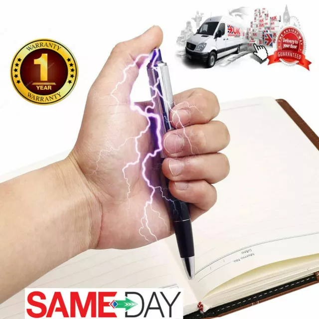 TOYANDONA Scossa elettrica penna scherzo scherzo giocattolo divertente  penna elettrica gadget pratico scherzo per bambini adulti confezione da 2  pezzi