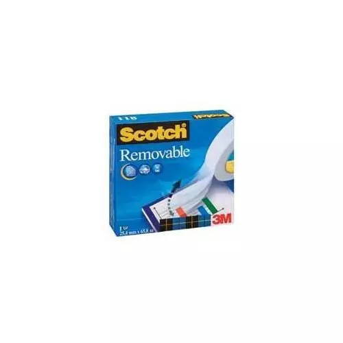 3M Scotch 811 Magic Tape 19mm x33 Metres Removable 8111933