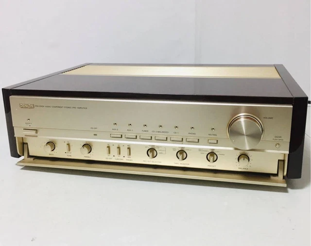 DENON PRA2000RG PREAMPLIFIER Stereo Control Amplifier Silver Very