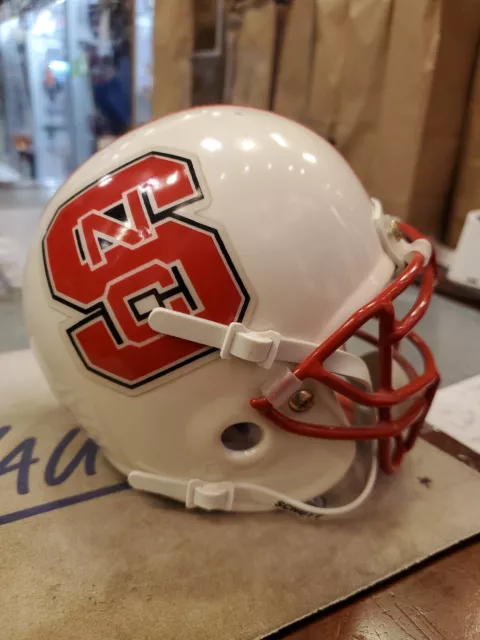 Schutt AIR NC State NCSU Wolfpack Football MINI Helmet..