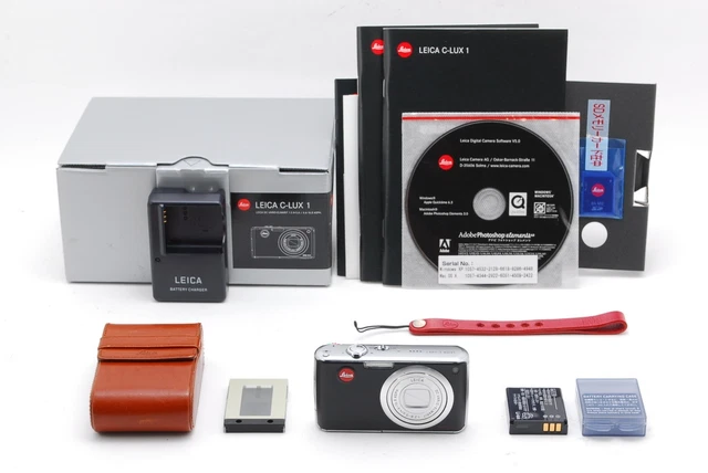 [NEAR MINT in Box] Leica C-LUX 1 Compact Digital Camera Black From JAPAN