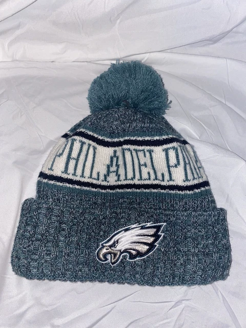 NWOT New Era Philadelphia Philly Eagles Stitched Logo Beanie Knit Hat Cap OSFM