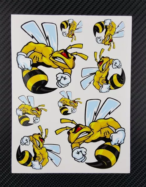 Bad Hornet Honda CB600F stickers set decals car motorbike CB 600 helmet bike