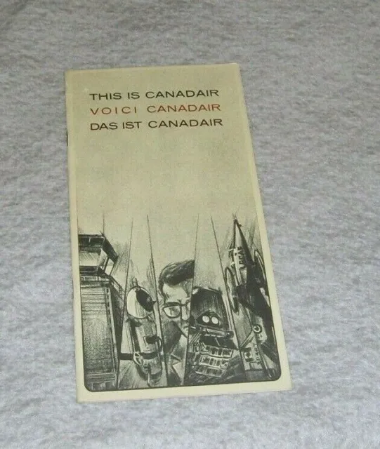 THIS IS CANADAIR VOICI CANADAIR DAS IST CANADAIR COMPANY BROCHURE May 1967