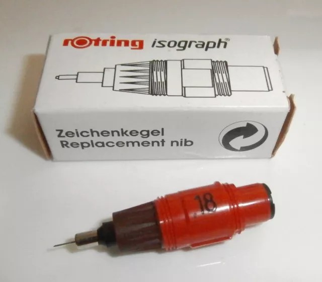 Rotring Isograph Zeichen-Kegel für Tuschestift (Ø 0,18 mm)