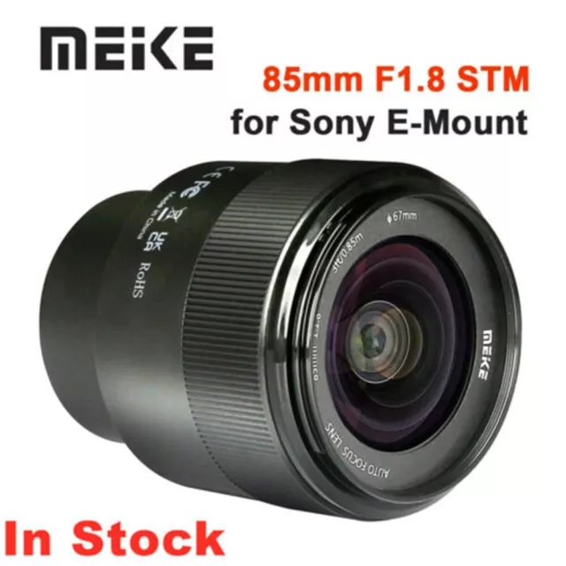 MEIKE 85mm F1,8 STM Vollformat Autofokus Objektiv für Sony E-Halterung