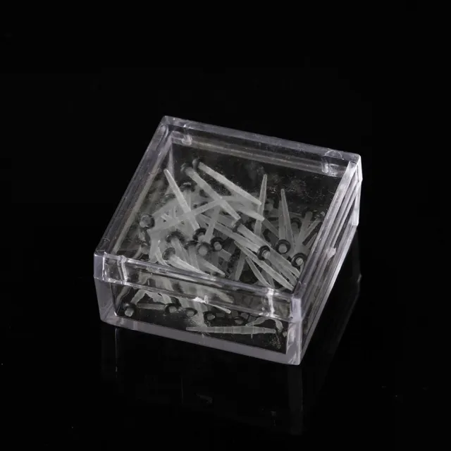 1 Box Dental Fiber Post Core Crown Restoration 65% Fibre Glass Screw Taper 1.6mm