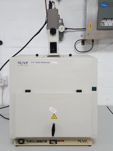 Gel Doc UVP UV-White Darkroom + uvp TM-36 Transilluminator