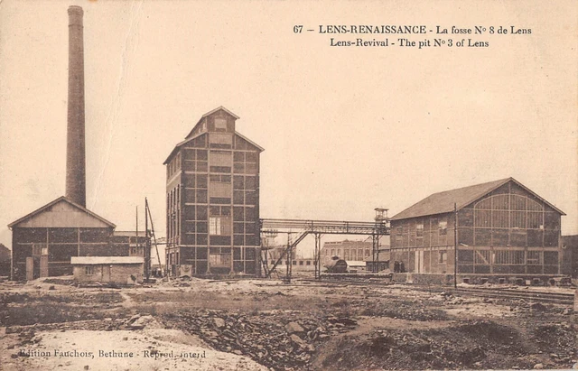 Cpa 62 Les Renaissance La Fosse N°8 De Lens