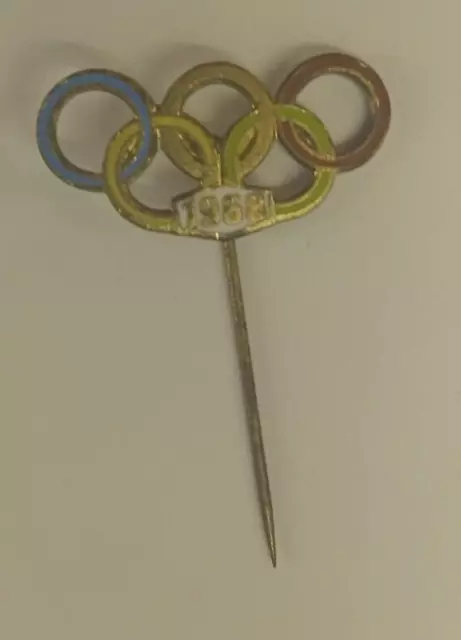 Orig.Pin / Anstecknadel  Olympische Spiele MEXICO 1968 - OLYMPISCHE RINGE ! TOP