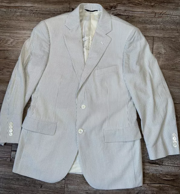 346 Brooks Brothers Madison Fit Blazer Sport Coat Suit Jacket Men’s 38s Striped