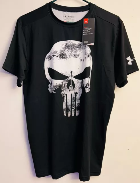 NEW WITH TAGS Under Armour Heat Gear The Punisher Marvel 2XL ...