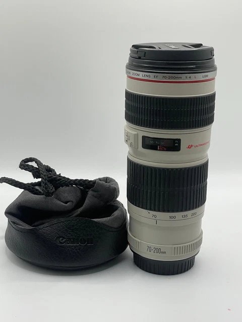 Canon Zoom Lens EF 70-200mm 1:4 L USM Stock Photo - Alamy Canon EF70-200 1:4 L IS USM