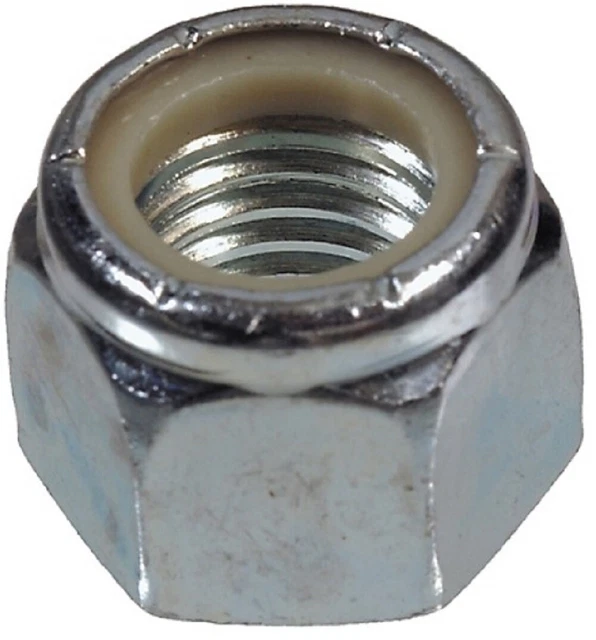 Hillman 880557 Filettatura Passo Grosso Zincato Nylon Inserto Blocco Dado 1cm 16