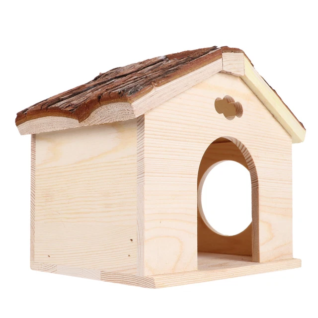 Casa de madera cabañas para perros grandes exterior pequeña casa para conejos chinchilla