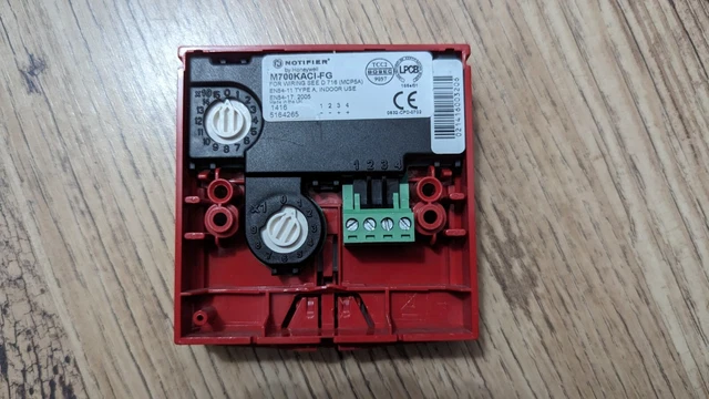 NOTIFIER M700KACI-FG ADDRESSABLE Fire Alarm Manual Call Point with ...
