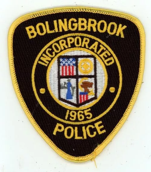 Illinois Il Bolingbrook Police Nice Shoulder Patch Sheriff