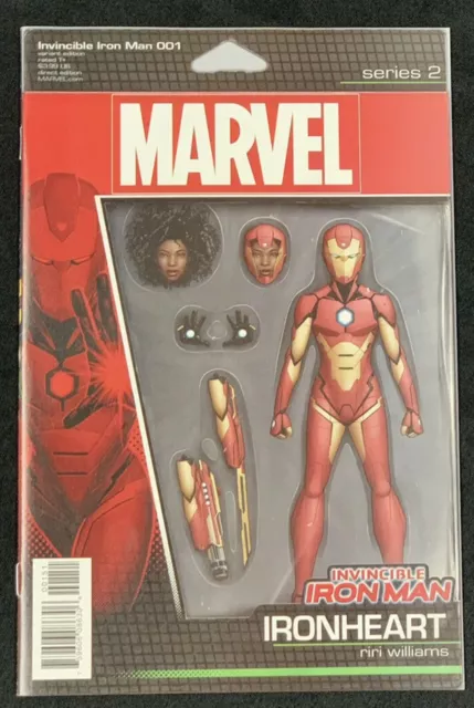 INVINCIBLE IRON MAN #1 Action Figure Variant Riri Williams Ironheart Disney+ NM+