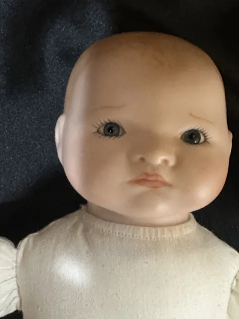 C@1923 Grace Putnum Bisque 13" Cloth Body Baby Doll Porcelain Head/hands CUTE!