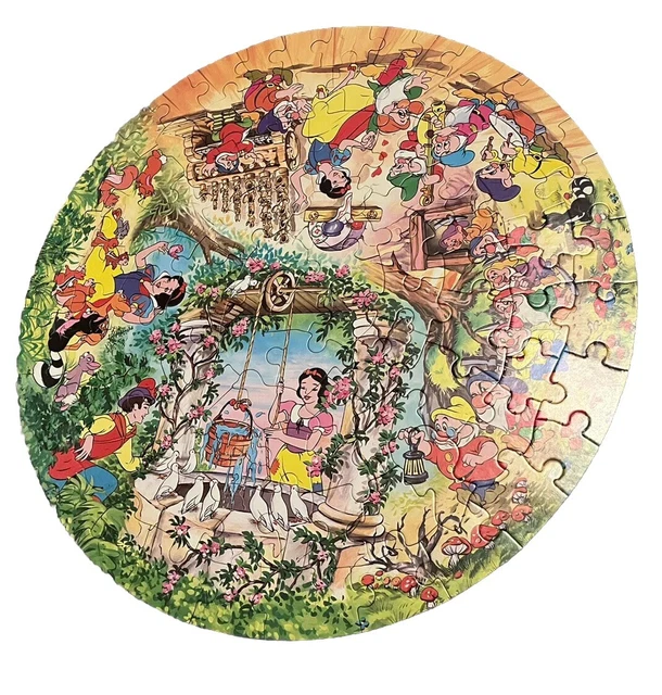 VINTAGE WADDLINGTONS DISNEY’S Snow White and The Seven Dwarfs Puzzle £2 ...