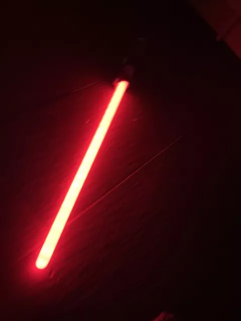 Disney Star Wars Anakin Darth Vader FX Lightsaber Red Blade Light AS IS- 2