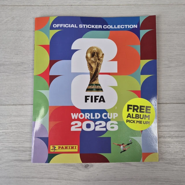 PANINI FIFA WORLD Cup 2026 Official Sticker Collection Album + Stickers ...