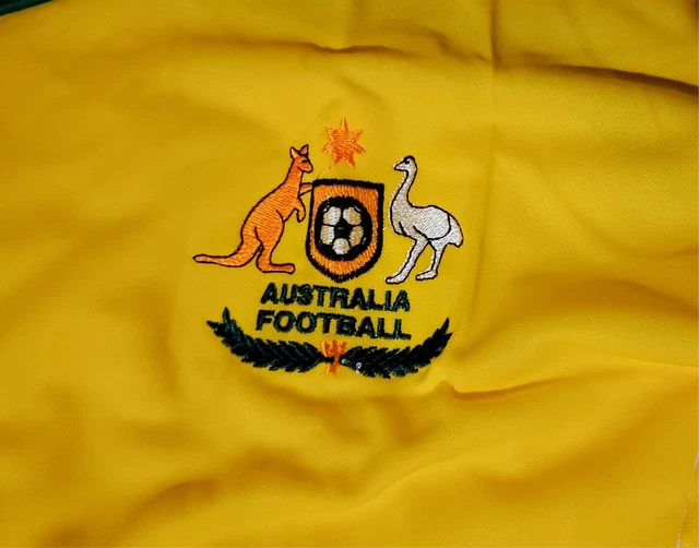 AUSTRALIA SOCCEROOS WORLD Cup Shirt Mens XL FIFA Football Home Soccer — free download