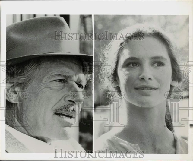 Press Photo Efrem Zimbalist Jr. and Stephanie Zimbalist in "Yesterday's Child."