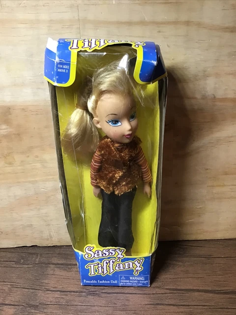 2004 Target Corporation SASSY Tiffany 9.5in Caucasian Blonde Hair Pose-able Doll