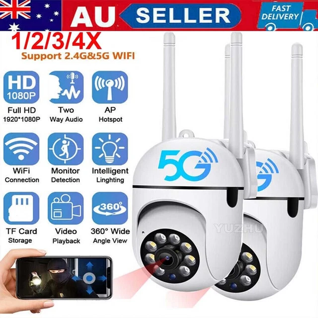 1080P 5G HD WIFI Wireless Security IP IR Camera Outdoor CCTV PTZ Smart Home Cam